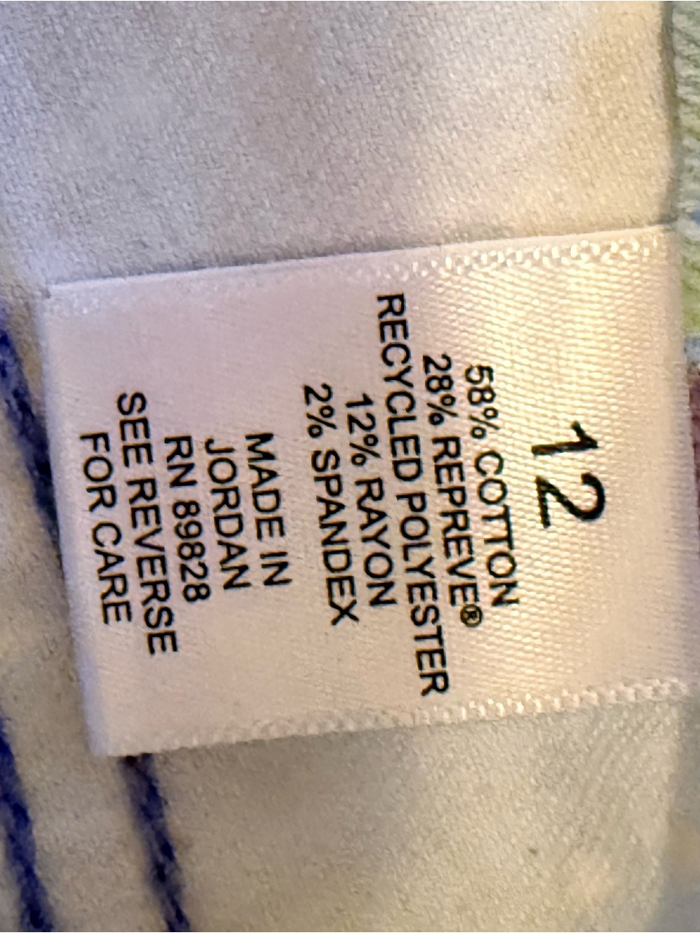 Women’s Multicolor Painted Stripe Capri Jeans - Picture 5 of 9